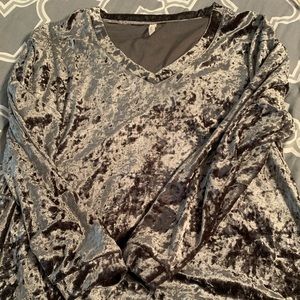 Velour top